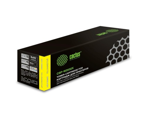 [расходные материалы] Картридж лазерный Cactus CSP-W2032X желтый (6000стр.) для HP LJ M454/MFP M479