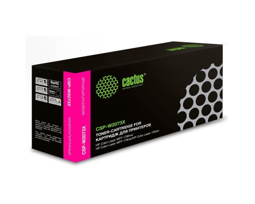 [расходные материалы] Картридж лазерный Cactus CSP-W2073X пурпурный (1300стр.) для HP Color Laser 150a/150nw/178nw MFP/179fnw MFP