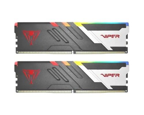 [Модуль памяти] Память DDR5 2x32Gb 5200MHz Patriot PVVR564G520C40K Viper Venom RGB RTL Gaming PC5-41600 CL40 DIMM 288-pin 1.35В с радиатором Ret