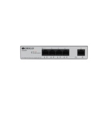 ORIGO OS2205P/60W/A1A Неуправляемый PoE-коммутатор 4x1000Base-T PoE+, 1x1000Base-T, PoE-бюджет 60 Вт