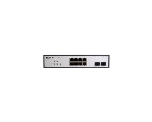 [Сетевое оборудование] ORIGO OS2210FP/120W/A1A Неуправляемый PoE-коммутатор 8x1000Base-T PoE+, 2x1000Base-X SFP, PoE-бюджет 120 Вт