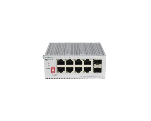 [Сетевое оборудование] ORIGO OI2210/A1A Промышленный неуправляемый коммутатор 8x1000Base-T, 2x1000Base-X SFP
