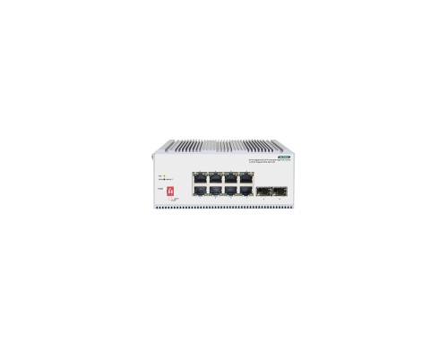 [Сетевое оборудование] ORIGO OI2210P/185W/A1A Промышленный неуправляемый PoE-коммутатор 8x1000Base-T 802.3bt PoE, 2x1000Base-X SFP, PoE-бюджет 185 Вт