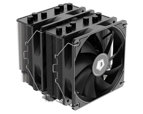 [вентилятор] Cooler ID-Cooling SE-206-XT LGA20XX/1700/1200/115X/AM5/AM4 (8шт/кор, TDP 250W, PWM, черный, 6 тепл.трубок + медная база, 2 x FAN 120mm) RET