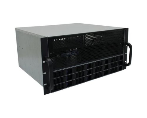 [Корпус] Procase ES512XS-SATA3-B-0 Корпус 5U Rack server case (12 SATA3/SAS 12Gb hotswap HDD), черный, без блока питания, глубина 400мм, MB 12