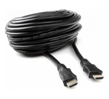 Кабель HDMI Cablexpert 19M/19M, v2.0, серия Light, позол.контакты, экран, 20м, черный, пакет (CC-HDMI4L-20M)