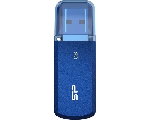[Носитель информации] Флеш накопитель 128Gb Silicon Power Helios 202, USB 3.2, Голубой