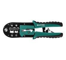 KRAFTOOL  RJ-Pro RJ45 RJ11/RJ12, Универсальный кримпер  [22698]