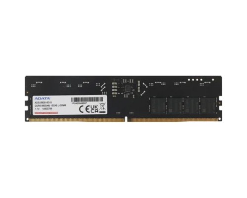 [Модуль памяти] Модуль памяти DIMM 16GB DDR5-5600 AD5U560016G-S ADATA