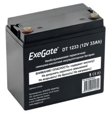 Exegate EX282974RUS Аккумуляторная батарея ExeGate DT 1233 (12V 33Ah, под болт М6)