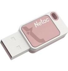 Netac USB Drive 64GB UA31  <NT03UA31N-064G-20PK>, USB2.0, розовая