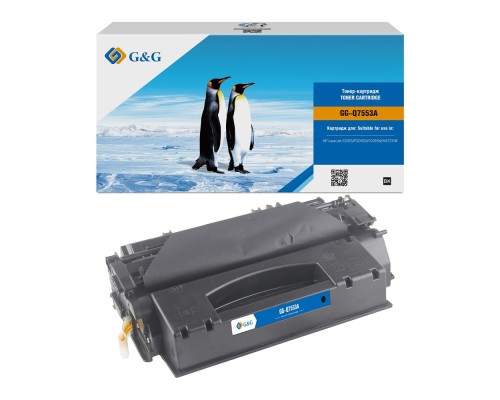 [Расходные материалы] Картридж лазерный G&G GG-Q7553A черный (3000стр.) для HP LJ P2010/P2014/P2015/M2727nf MFP/M2727nfs MFP