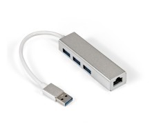 ExeGate EX294185RUS Кабель-адаптер ExeGate EXE-77U3T-45 (USB3.0 --> 3xUSB3.0 + 1xRJ45 UTP 1000Mbps RLT8153)