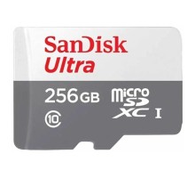 Micro SecureDigital 256GB SanDisk Ultra microSDXC class 10 UHS-1 (SDSQUNR-256G-GN3MN)