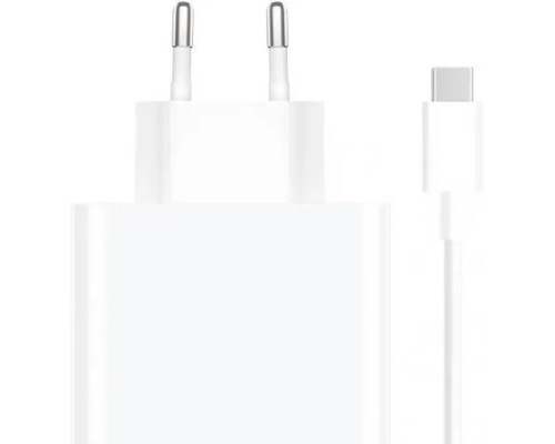 [ Аксессуар] Xiaomi Mi 67W Charging Combo (Type-A) MDY-12-EH USB + кабель Type-C белое [BHR6035EU] Сетевое зарядное устройство 
