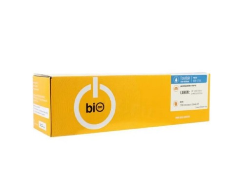 [Расходные материалы] Bion C718C Картридж для CANON LBP 7200/7200cn/iC MF8330/8350Cdn (2900 стр.), Голубой, с чипом