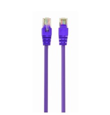 Патч-корд UTP Cablexpert PP12-0.5M/V кат.5e, 0.5м, литой, многожильный (фиолетовый)