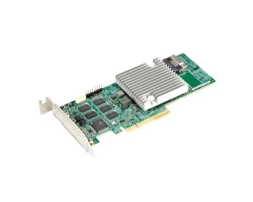 [Сетевое оборудование] Supermicro AOC-S3908L-H8IR-32DD-O 12Gb/s Multi-Port SAS PCIe Gen 4.0 Internal RAID Adapter, 8 internal SAS3 ports (1x SlimSAS x8), Supports up to 32 physical devices,x8 PCIe Gen 4.0,8GB DDR4,Low profi