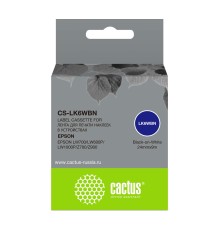 Картридж ленточный Cactus CS-LK6WBN черный для Epson LW700/LW600P/LW1000P/Z700/Z900