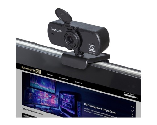 [веб камеры ] Exegate EX294582RUS Веб-камера ExeGate Stream C940 Wide 2K T-Tripod  