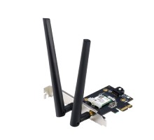 ASUS PCE-AXE5400 Беспроводной двухдиапазонный PCI Express адаптер AXE5400 + Bluetooth 5.2, внешняя съемная антенна, Wi-Fi 6 (ax)