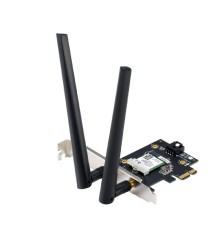 ASUS PCE-AXE5400 Беспроводной двухдиапазонный PCI Express адаптер AXE5400 + Bluetooth 5.2, внешняя съемная антенна, Wi-Fi 6 (ax)