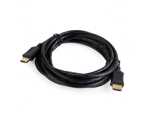 [Кабели HDMI / DVI / DP] Bion Кабель HDMI v1.4, 19M/19M, 3D, 4K UHD, Ethernet, CCS, экран, позолоченные контакты, 15 м, черный [BXP-CC-HDMI4L-150]