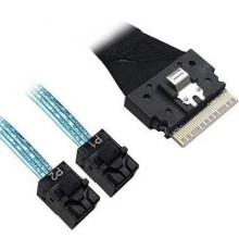 Кабель SFF-8654 (x8)->2xSFF-8643 Broadcom 05-60003-00