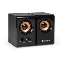 ExeGate Maestro SPS-605 (Активная, питание 220В, 2х3Вт, 30-18000Гц, цвет черный, дерево, разъем для наушников, Color Box)