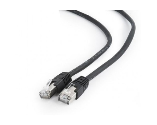 [Коммутационный шнур] Cablexpert Патч-корд FTP PP6-1M кат.6, 1м, литой, многожильный (черный)