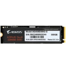 Gigabyte SSD M.2 500GB 5000E AG450E500G-G  NVMe PCIe 4.0