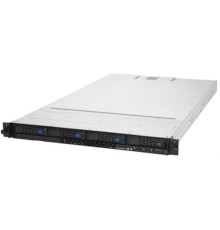 Asus 90SF0153-M00470 RS700-E10-RS4U, 1U, 2xLGA4189 (3rd Gen Scalable), 32 DDR4, 4x3.5/2.5 hot-swap bays (4x NVMe/SAS/SATA), 2xM.2 slots(2280), 3xPCIe x16, Aspeed AST2600,  X710-AT2 2x10G, 2x1600W
