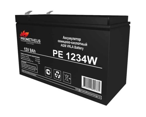 [Прометей Энерджи] Prometheus Energy PE 1234 W (12V 9Ah) аккумулятор свинцово-кислотный