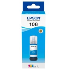 EPSON C13T09C24A Картридж 108 EcoTank Ink для Epson L8050/L18050, Cyan 70ml