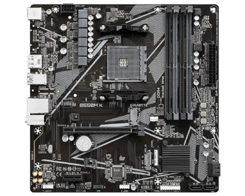 [Материнская плата] Gigabyte B550M K {SocketAM4, AMD B550,4xDDR4  mATX} Ret