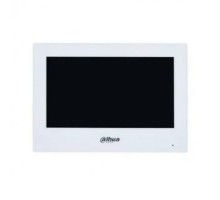 DAHUA DHI-VTH2621GW-P Видеодомофон IP 7 дюймовый, белый, ёмкостной сенсорный экран, питание DC 12В/PoE