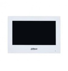 DAHUA DHI-VTH2621GW-P Видеодомофон IP 7 дюймовый, белый, ёмкостной сенсорный экран, питание DC 12В/PoE