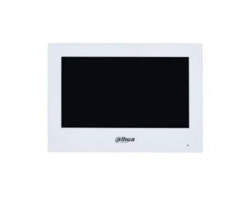 [Видеодомофоны] DAHUA DHI-VTH2621GW-P Видеодомофон IP 7 дюймовый, белый, ёмкостной сенсорный экран, питание DC 12В/PoE