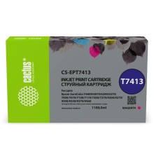 Картридж струйный Cactus CS-EPT7413 T7413 пурпурный (1000мл) для Epson SureColor SC-F6000/6200/7000
