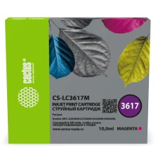 Картридж струйный Cactus CS-LC3617M пурпурный (10мл) для Brother MFC-J2330DW/J2730DW/J3530DW/J3930DW