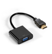Exegate EX294717RUS Кабель-переходник HDMI-VGA ExeGate EX-HDMIM-VGAF-0.2 (19M/15F, 0,2м)