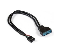 Exegate EX294785RUS Кабель-переходник USB 2.0-USB 3.0 ExeGate EX-CC-U3U2-0.15 (9pin(F)/19pin(M), 0,15м)