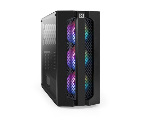 [Корпуса] Exegate EX294966RUS Корпус Miditower ExeGate EVO-9205 (ATX, без БП, с окном, 1*USB+1*USB3.0, аудио, 3 вент. 12см с RGB подсветкой)