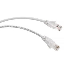 Cabeus PC-UTP-RJ45-Cat.5e-1m-WH-LSZH Патч-корд U/UTP, категория 5е, 2xRJ45/8p8c, неэкранированный, белый, LSZH, 1м
