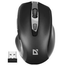 Defender Prime MB-053 { Беспроводная оптическая мышь,черный,6D,800-1600dpi,бесшумн } [52053]