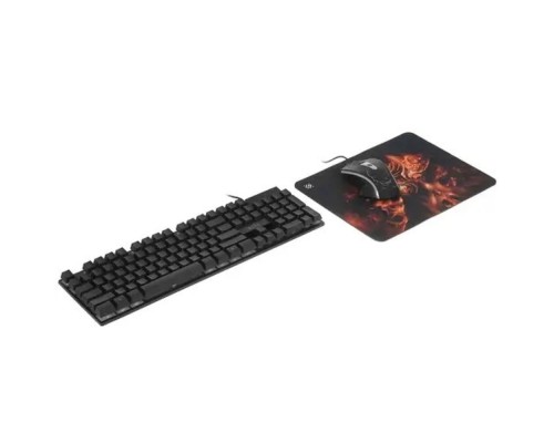 [Клавиатура] Defender Игровой набор Aura MKP-117 RU,Light [52117] {мышь+клавиатура+ковер}