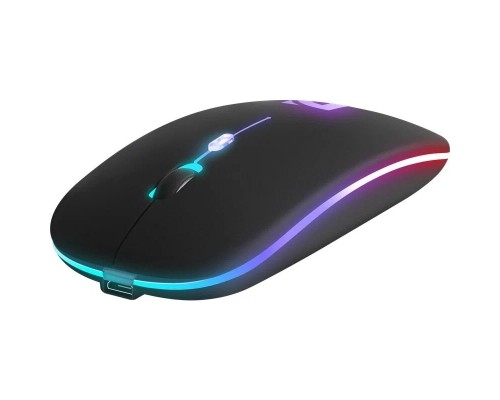 [Мышь] Defender Touch MM-997 { Беспроводная оптическая мышь, черн,2.4+BT,RGB,500mAh,бесшумн } [52997]