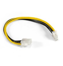 Exegate EX295553RUS Удлинитель кабеля питания материнской платы +12V ExeGate EX-EXT-8M8F-0.3 (8pin EPS12V M/8pin EPS12V F, 0,3м)