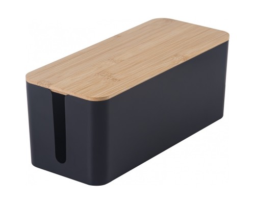 [Чистящие средства ] Органайзер Cactus CS-BOX-BL черный/бамбук