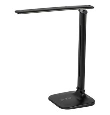 ЭРА Б0057203 Настольный светильник NLED-510-8W-BK светодиодный черный аккумуляторный, выбор цвет температуры, три уровня яркости